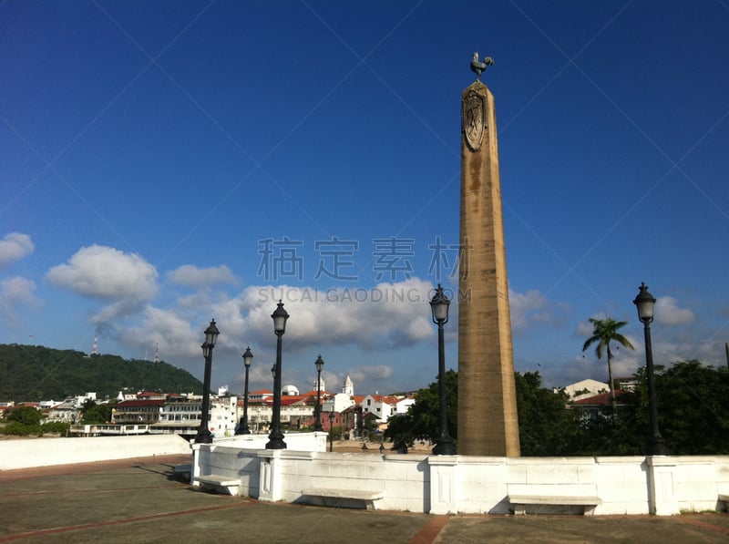 广场,巴拿马城,热带气候,著名景点,殖民地式,运河,户外,建筑,方尖石塔,城市