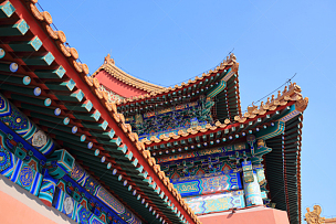 宫殿,屋顶,过去,屋檐,瓦,故宫,亭台楼阁,北京市,国际著名景点,博物馆