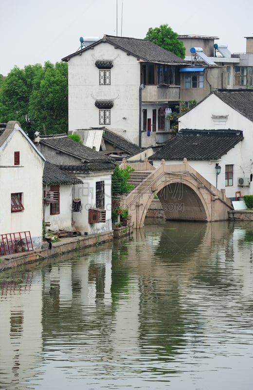 朱家角,上海,垂直画幅,建筑,无人,乡村,户外,餐馆,亚洲,著名景点