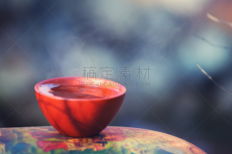 河流,中国茶,黑色,普洱茶,茶壶,碗,自然界的状态,热,杯,美