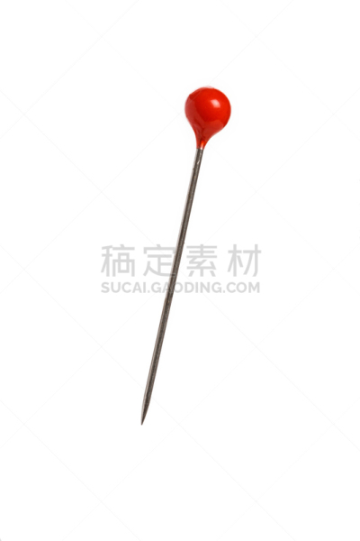 红色,图钉,动物头,垂直画幅,无人,金属,特写,珠针,加拿大,白色