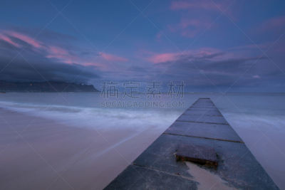 海景,奥弗贝格,斯特兰德,水,天空,水平画幅,云,无人,开普敦,夏天