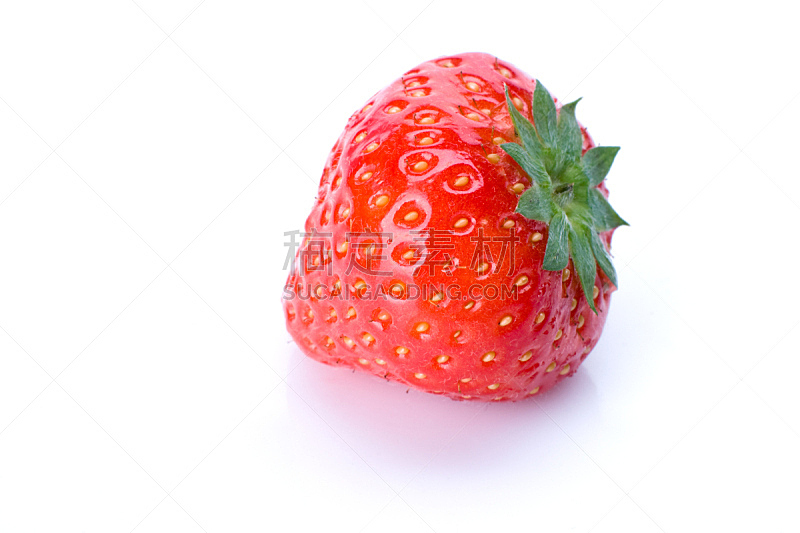 草莓,水平画幅,无人,特写,白色,清新,大特写,叶子,一个物体,精神振作