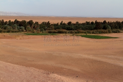 埃尔加赛,沙漠绿洲,撒哈拉沙漠,达禾赖绿洲,利比亚沙漠,水平画幅,无人,非洲,埃及,北非