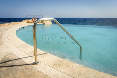 游泳池,夏天,空的,海洋,从上面看过去,白昼,水,天空,美,休闲活动