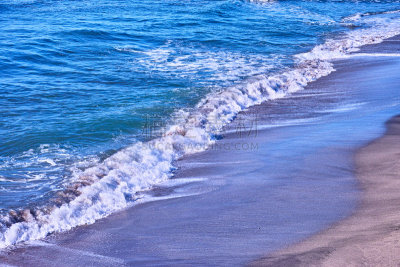 波浪,海滩,自然,宁静,水平画幅,无人,纯净,户外,海洋,埃贝桑德