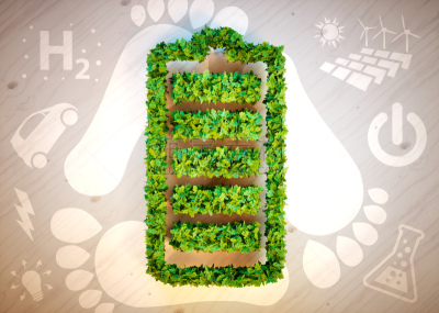 Sustainable energy concept.
