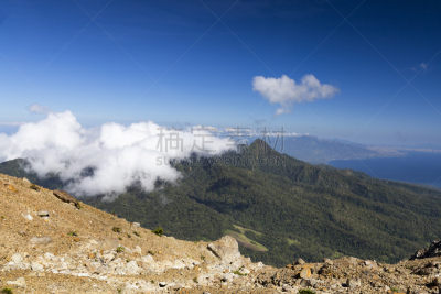 东努沙登卡拉,风景,水,美,水平画幅,科学,夏天,户外,硫磺,高处