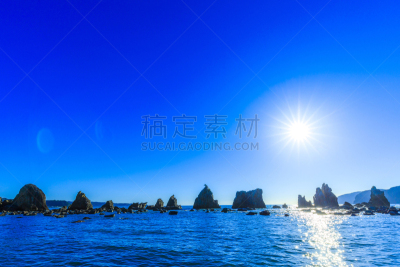 和歌山县,哈希库伊瓦,岩石,日本,自然,白昼,串本町,图像,海洋,美