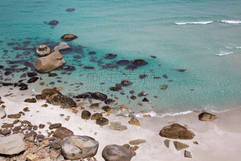 克里夫顿海滩,水,休闲活动,水平画幅,沙子,无人,大西洋,夏天,户外,海滩