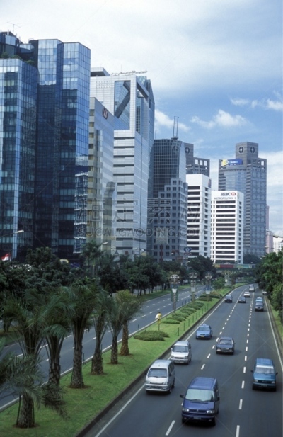 亚洲,雅加达,印度尼西亚,城市,垂直画幅,金融,城市天际线,人,金融和经济,户外