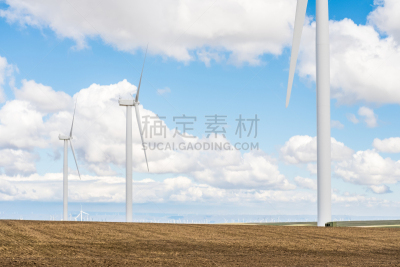 农业,风轮机,地形,平衡折角灯,活力,传统,可再生能源,云景,风,环境