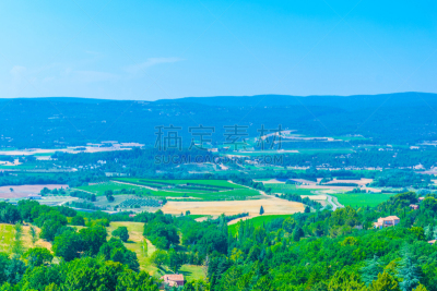 鲁伯隆山区,天空,公园,水平画幅,山,阿坡特,无人,夏天,户外,普罗旺斯