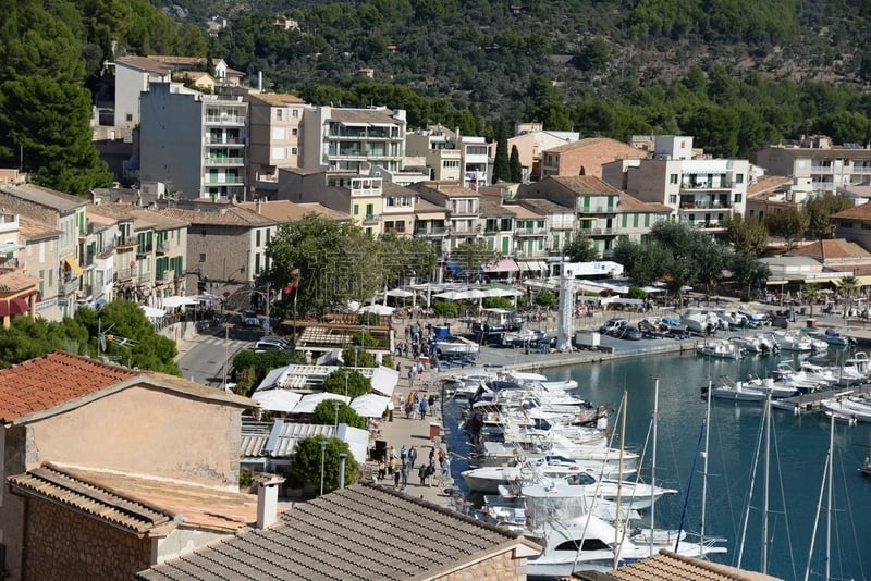 puerto de soller,海港,马略卡,船,图像,海洋,无人,地中海,海岸地形,户外