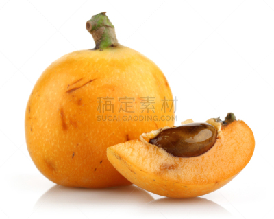 熟的,枇杷,水果,农业,清新,背景分离,热带气候,食品,橙色,成分