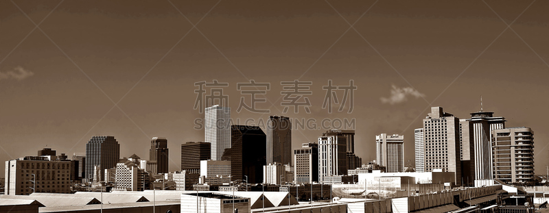 城市天际线,天空,水平画幅,城镇,全景,忙碌,建筑外部,户外,摄影