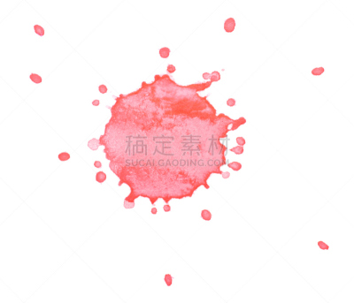 点状,白色背景,红色,分离着色,水粉画,式样,图像特效,水平画幅,形状,倒