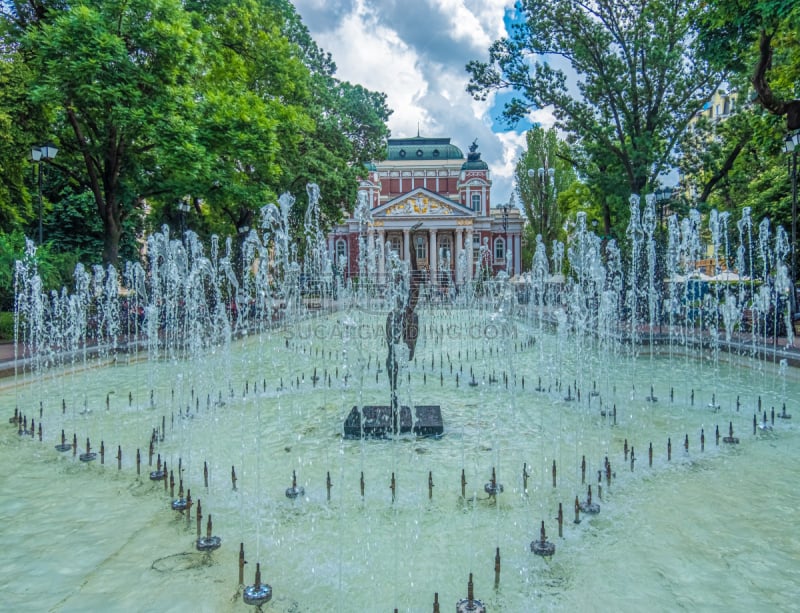 The City Garden, Sofiaâs oldest and most central public garden in the historical centre of the city. Sofia, Bulgaria