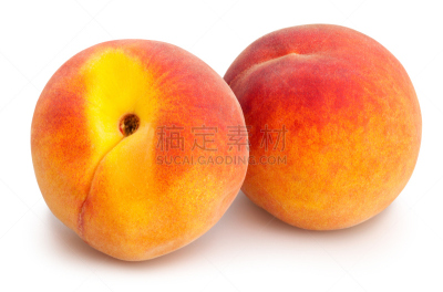 桃,水平画幅,无人,生食,夏天,组物体,特写,两个物体,明亮,白色