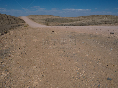 天空,留白,沙子,纳米布沙漠,地形,蓝色,灰尘,背景,自驾游,干的
