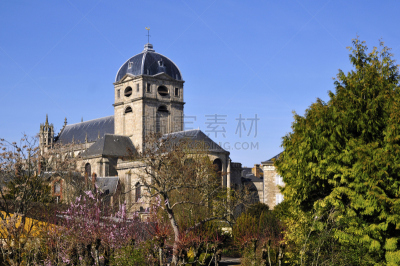 长方形会堂,法国,马赛圣母院,纪念碑,水平画幅,无人,阿朗松,钟楼,屋顶