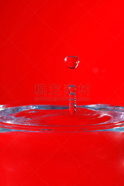 水,水滴,水面,高速摄影,垂直画幅,式样,冰冻时间,特写,完美,冻结的