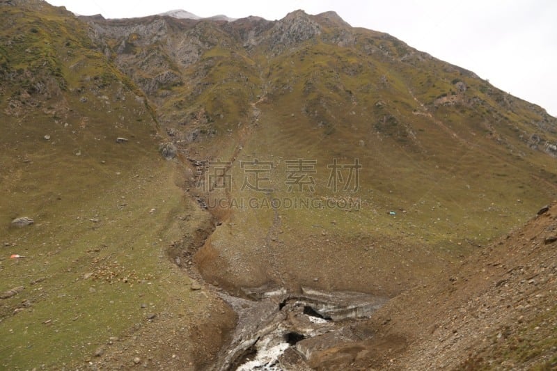 风景,绿山国家森林公园,特写,查谟和克什米尔,环境,云,雪,草,动机,河流