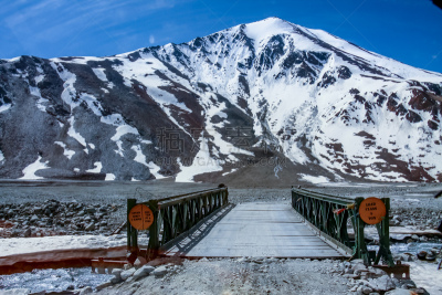 山脉,路,毕底,寒冷,空的,云景,雪山,风,雪,公路