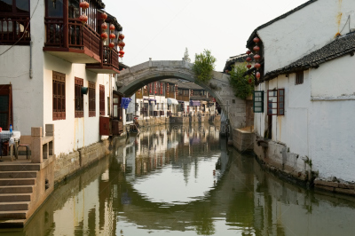水乡,周庄,水平画幅,建筑,无人,乡村,户外,建筑业,彩色图片,市区