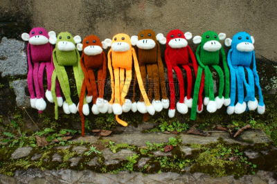 符号,猴子,猴年,2016,羊毛,水平画幅,户外,猴脸石,彩色图片,动物家庭