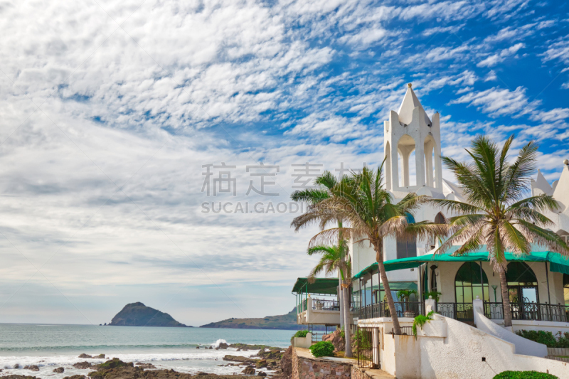 马萨特兰,度假胜地,海滩,名声,时区,多拉达海岸,金色,玛丽卡大道,热带气候,墨西哥