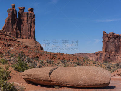 三个长舌妇,拱门国家公园,小路,公园大道,摩押,领土行为,天空,公园,国家公园,水平画幅