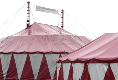 白色,马戏团帐篷,红色,定绳,大帐篷,防风设备,体育场,水平画幅,形状,马戏团