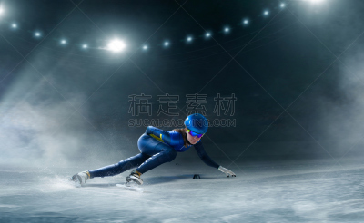 短道速滑,专业人员,运动,长道速滑,仅男人,弹性,平衡,仅一个男人,冬季运动会,球场