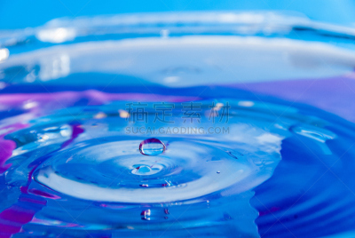 水,水滴,大特写,特写,蓝色,彩色图片,科学实验,纯净,实验室
