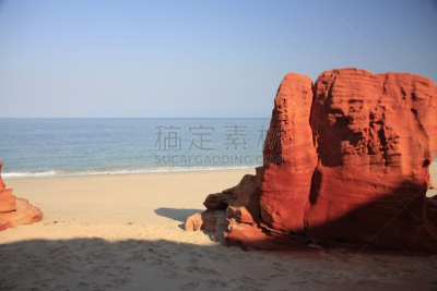 cape leveque,西澳大利亚,自然,半岛,水平画幅,沙子,无人,蓝色,方向,海洋