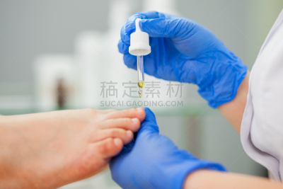 钉子,足,美,替代疗法,辅导讲座,水平画幅,spa美容,干净