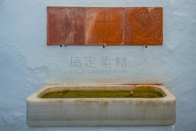古老的,弗里希里亚纳,白色背景,瓷砖,马拉加省,外立面,休闲活动,水平画幅,夏天,干净