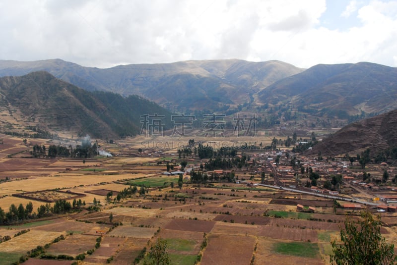 秘鲁,乌鲁班巴河谷,自然,远古的,旅途,环境,全景,图像,无人,印加人文明