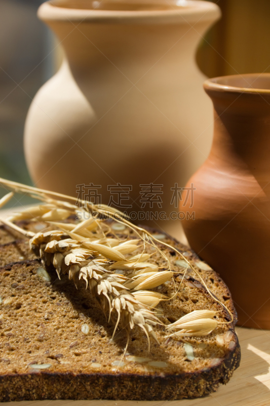 面包,黑色,向日葵籽,苦荞面包,垂直画幅,纹理效果,白色,清新,大特写