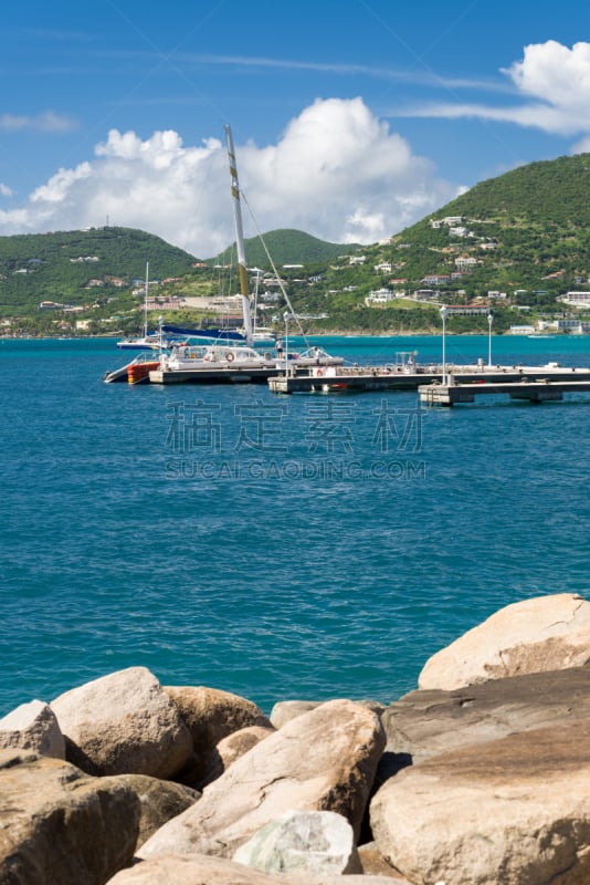 海港,加勒比海,菲利普斯堡,垂直画幅,客船,邮轮,旅行者,户外,非凡的,海滩