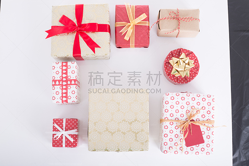 包装纸,新年,新的,水平画幅,蝴蝶结,盒子,生日,泰国,生日礼物