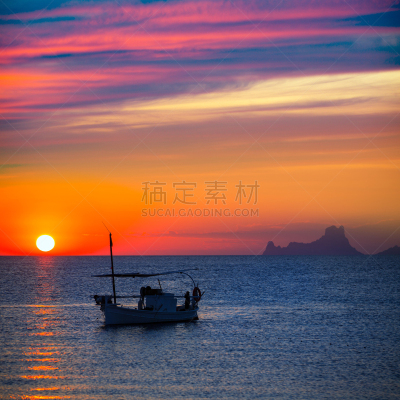 福门特拉岛,伊比沙岛,看风景,西班牙威德拉,水,天空,无人,夏天,巴利阿里群岛,户外