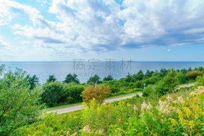 小路,凯尔特风格,地形,海滩,海岸地形,加拿大文明,加拿大,大西洋,海岸线,海岬