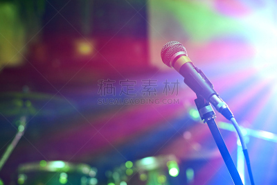 麦克风,古典音乐会,歌手,水平画幅,金属,特写,前灯,乐器,明亮,现代