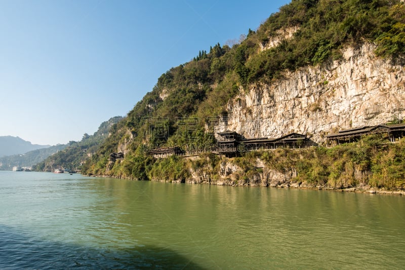 长江三峡,长江,风景,宜昌,湖北省,自然,水,天空,沟壑,水平画幅