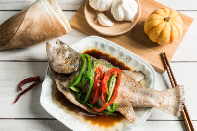 传统,食品,蒸菜,蔬菜,清新,自然界的状态,背景分离,香料,中国食品,鲽