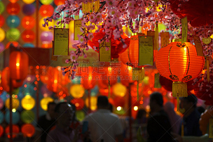 灯笼,杰温传统高球赛,传统节日,春节,中国人,中国,中国元宵节,中国灯笼,水平画幅,高尔夫球运动