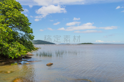 地形,湖,阿雷格里波特,高卓牛仔,南里奥格兰德州,水平画幅,岩石,阴影,户外,房屋