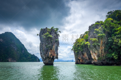 泰国,攀牙湾,铁钉岛,云景,野生动物,云,石灰石,喀斯特,著名景点,自然美